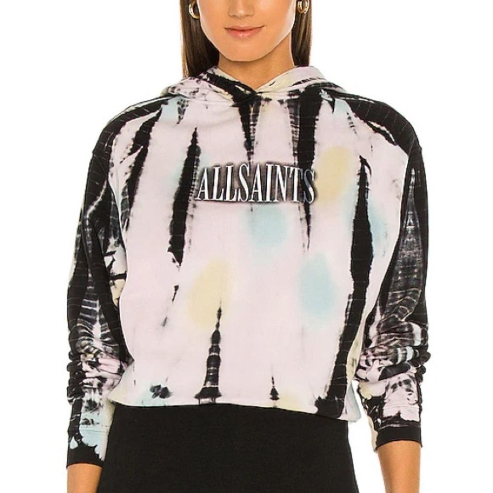All Saints Pippa Tie Dye Hoodie - Size 00 / XS